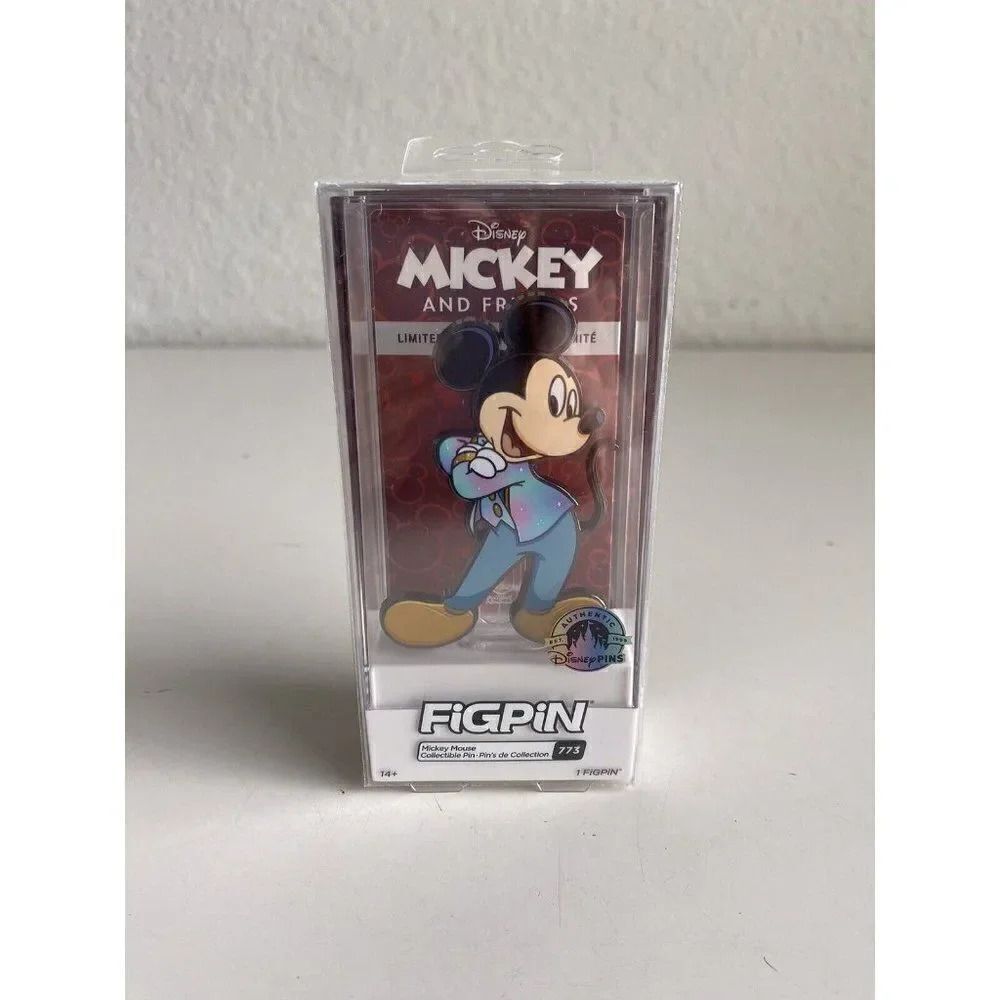 Disney Parks 2022 Figpin #773 Mickey Mouse Limited Release 50th Anniversary NEW